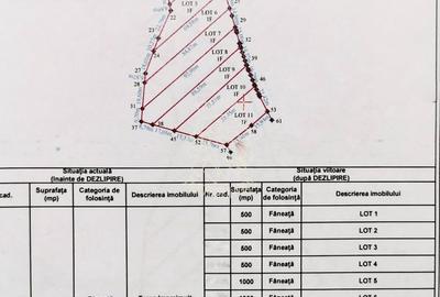Teren Construcții extravilan de 1050 mp, în Vest