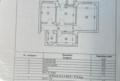 Ocazie 3 decomandate -Etaj 3 Tomis nord  bloc 1982 - 8