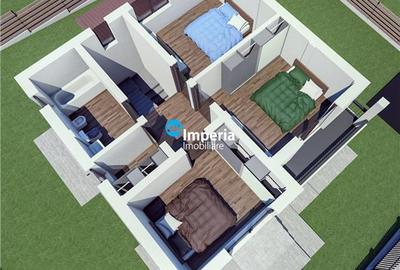 Vila P+E 126 mp, beci, 465 teren, Asfalt, Omenia, Valea Adanca - 10