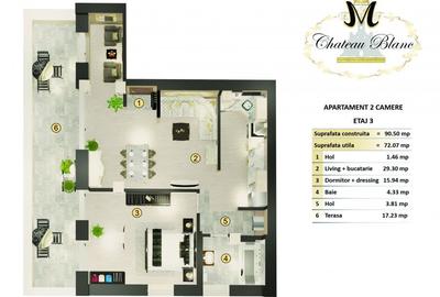Apartamente cu finisaje premium de 2, 3 si 4 camere in bloc nou - 13