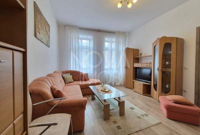 Apartament cu 2 camere semidecomandat, mobilat în Ultracentral