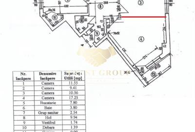 Apartament cu 4 camere decomandat în Turda