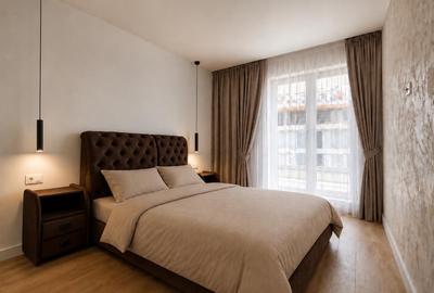 2 CAMERE CU 2 BAI 72mp Etaj 4 Partial Mobilat Lebada Lake Residence - 1