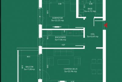 APARTAMENT 2 CAMERE – 76.86 MP | BLOC 2026  |  BREEAM | GREENFIELD - 6