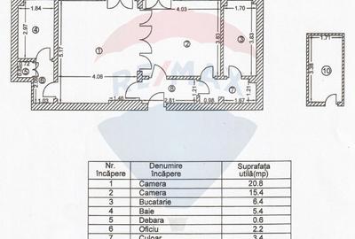 Apartament 2 camere decomandat de vanzare, zona Rosetti, 58 mp utili - 4