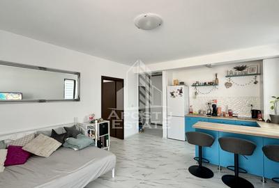 Apartament cu 2 camere semidecomandat, mobilat în Giroc