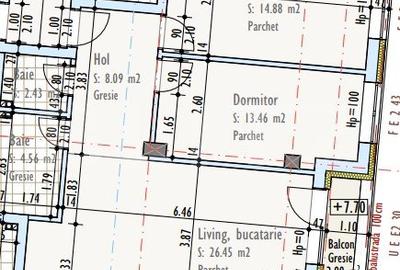 Apartament 3 camere, 2 bai, 71,42 mp, semifinisat, TVA inclus, zona Mărăști - 6