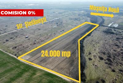 Teren Construcții extravilan de 24000 mp, în Moșnița Nouă