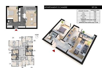 NOU Dotari Premium Ap 2 Camere Incalzire In Pardoseala Nou Rahova - 5