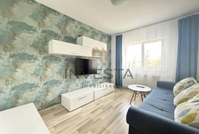 Apartament cu 2 camere semidecomandat, mobilat în Bună Ziua