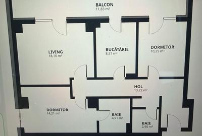 APARTAMENT CU 3 CAMERE DECOMANDAT SI 2 BAI, DISPONIBIL IMEDIAT, TATARASI - 22