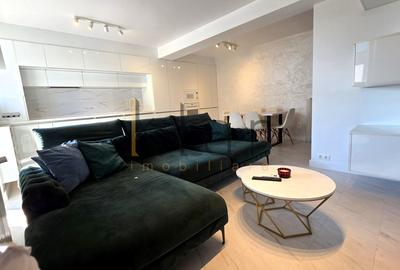 Apartament cu 2 camere semidecomandat, mobilat în Între Lacuri