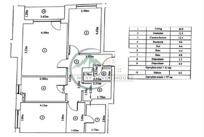 Apartament 3 camere, Urban Plazza - 12
