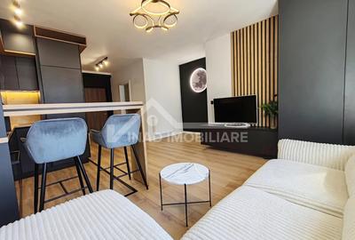 Apartament cu 2 camere semidecomandat, mobilat în Florești