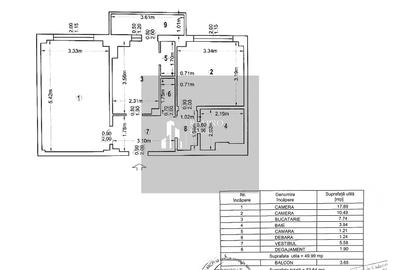Apartament 2 camere decomandat - renovat - Mihai Bravu / Dristor - 9