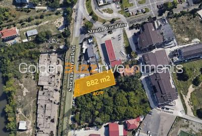 Teren Construcții intravilan de 882 mp, în Străulești