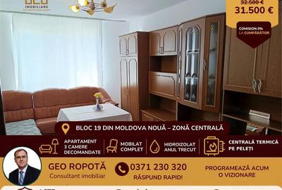 Apartament cu 3 camere decomandat, mobilat în Nord