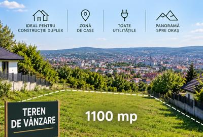 Teren Construcții intravilan de 1100 mp, în Dâmbul Rotund