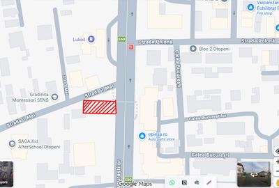 Teren premium 1.700 mp | Calea Bucureștilor (DN1) | Vis a vis  M6 Otopeni | P+3 - 1