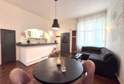 Apartament 2 camere 70 mp, cladire istorica, str Gh Sincai - Central - 13