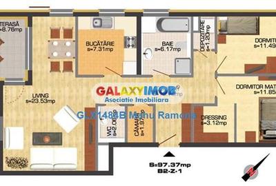 Apartament 3 camere, parcare proprie - Cart. German Chitila - 16