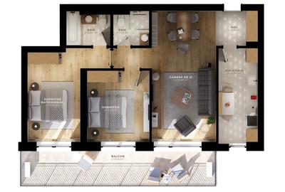 REA1029139 Tunari Sunlight Residence 3 Camere Modern - 8