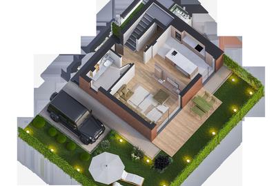 Duplex cu 4 camere în Theodor Pallady