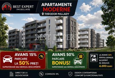 2 Camere Pallady | Direct Dezvoltator | Parcare Acoperită INCLUSĂ la Avans 50% - 3