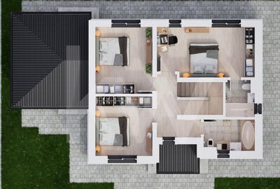 Casa individuala 5 camere in cartier nou Șură Mica - 9