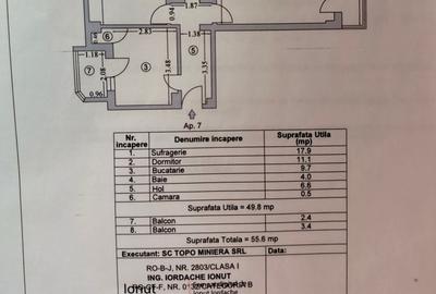 Apartament cu 2 camere decomandat în Far