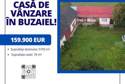 Casă individuală cu 3 camere în Buzăiel
