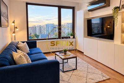 Apartament cu 2 camere semidecomandat, mobilat în Dudești