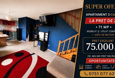 Apartament cu 3 camere decomandat în Berceni