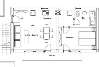 Apartament 2 camere, Valea Lupului-Rediu, 51mp, 0% comision - 14