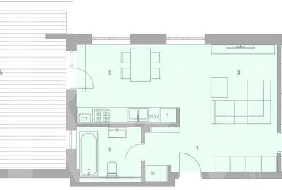 Apartament cartier Turnisor - bloc cu lift - 2