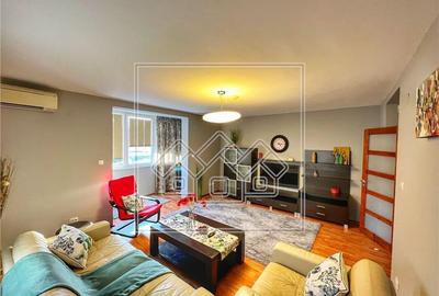 Ap. renovat, 3 camere, mobilat si utilat, gradina - Selimbar - 10
