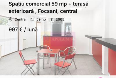 Spațiu comercial, de 59 mp, în Central