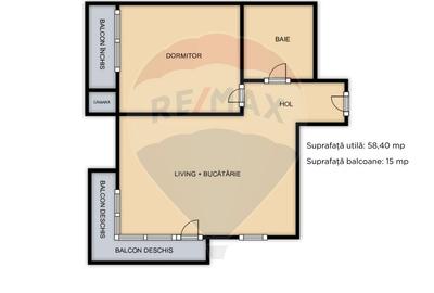 Apartament de vanzare, 2 camere, Str. Florilor Nr.186, Floresti - 1