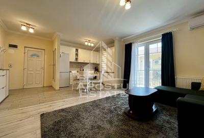 Apartament cu 2 camere semidecomandat, mobilat în Giroc