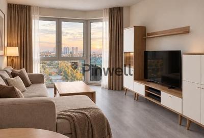 Apartament cu 2 camere semidecomandat, mobilat în Floreasca