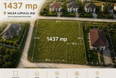 Teren intravilan de 1437 mp, în Popas Păcurari