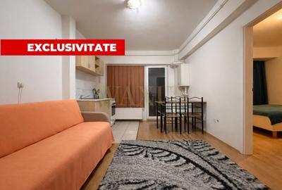 Apartament cu 2 camere semidecomandat, mobilat în Mănăștur
