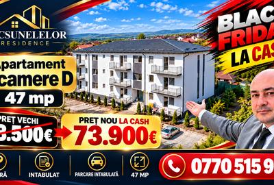Apartament cu 2 camere decomandat în Lunca Cetățuii