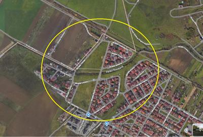 Teren Construcții intravilan de 928 mp, în Tineretului