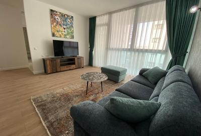 Apartament cu 2 camere decomandat, mobilat în Barbu Văcărescu