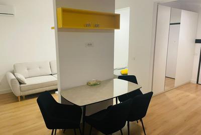 Studio dublu, lux , centrala proprie,terasa, parcare subterana, metrou - 5