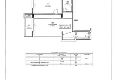 Ap 08 Teilor Residence - 2 camere Finisat - 7