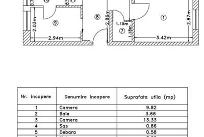 Apartament 3 camere - centrala - Dristor - Park Lake - Camil Ressu - 7
