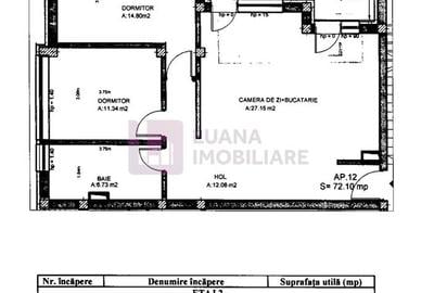 Apartament 3 camere de vanzare | Kogalniceanu | etaj 2 | modern |  video - 9