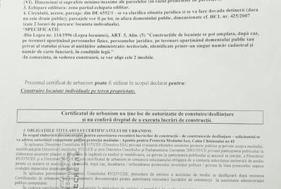 Teren Intravilan 650-700mp Bucium Iași Piatra Sfântă, CU pt Casă - 5